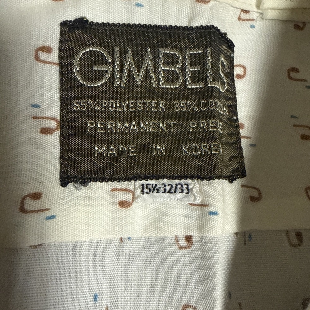 Vintage 60s Gembels Western Wear AOP Button Up Shirt 1960s True Vintage Large - Picture 2 of 5